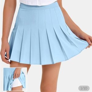 Everyday 2-in-1 Side Pocket Pleated Tennis Skirt-Airy